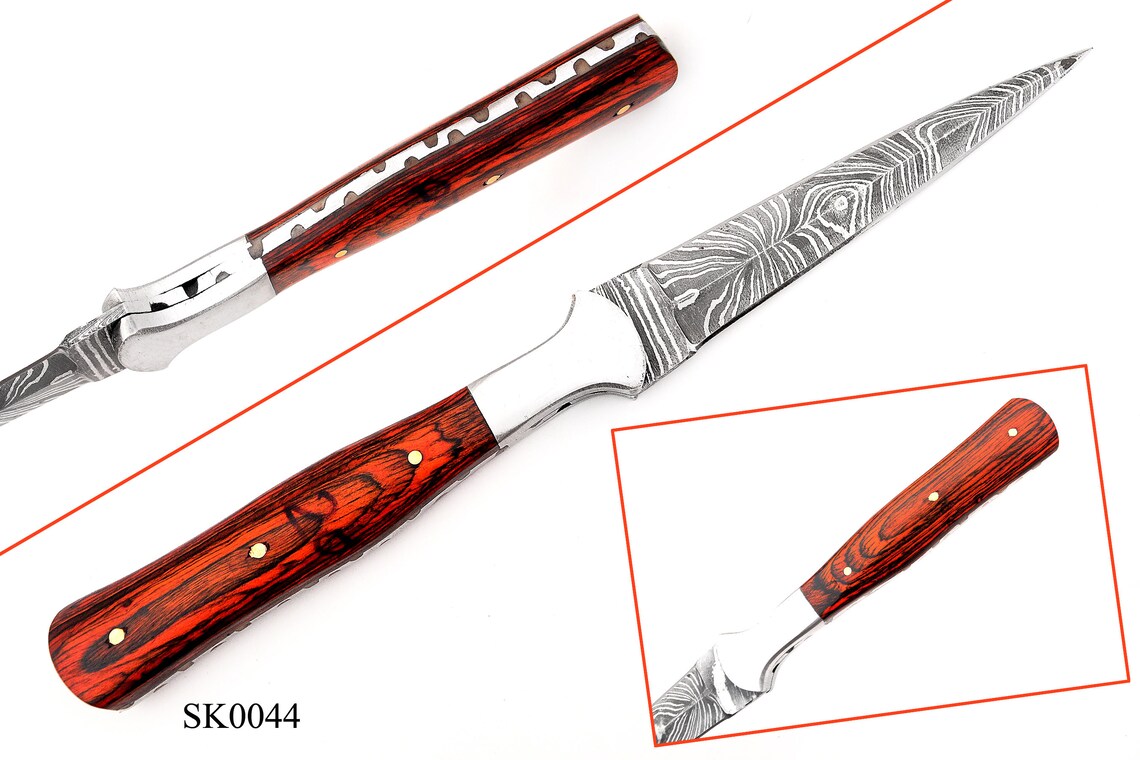 Beautiful handmade Damascus Steel dagger knife throwing knife Etsy