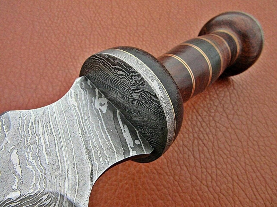 Beautiful Handmade Historical Damascus Steel Blade Roman Etsy