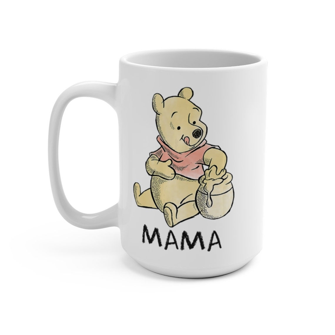 Disney Winnie the Pooh Custom Mama Mug Disney Mug Disney | Etsy