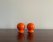 Vintage Fiesta Salt Pepper Shaker Set in Original Red
