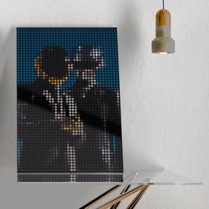 Daft Punk Art Poster Premium Matte Finish Print