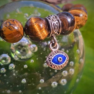 Tigerauge Perlenarmband