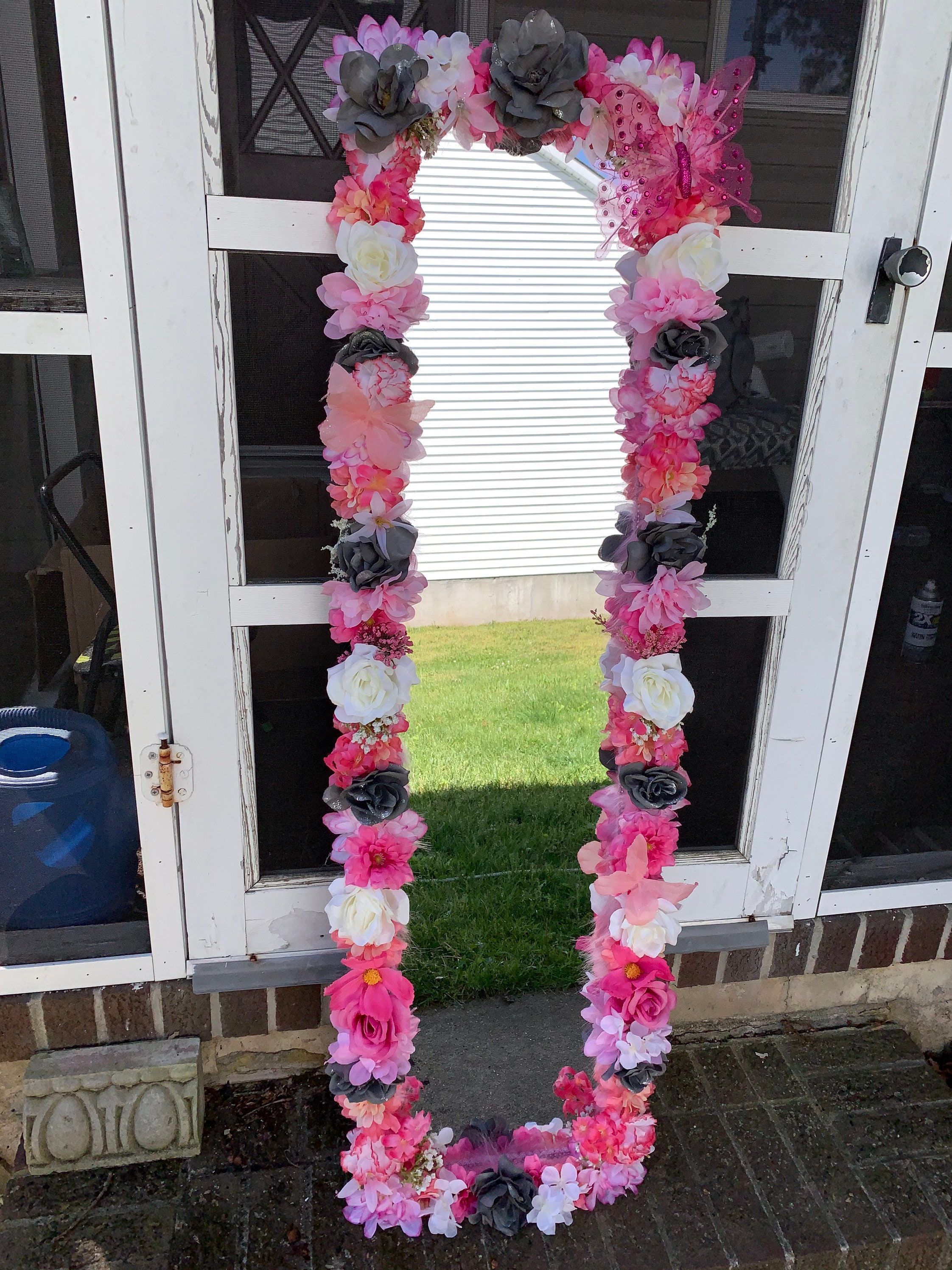 CUSTOM FLOWER MIRROR Etsy
