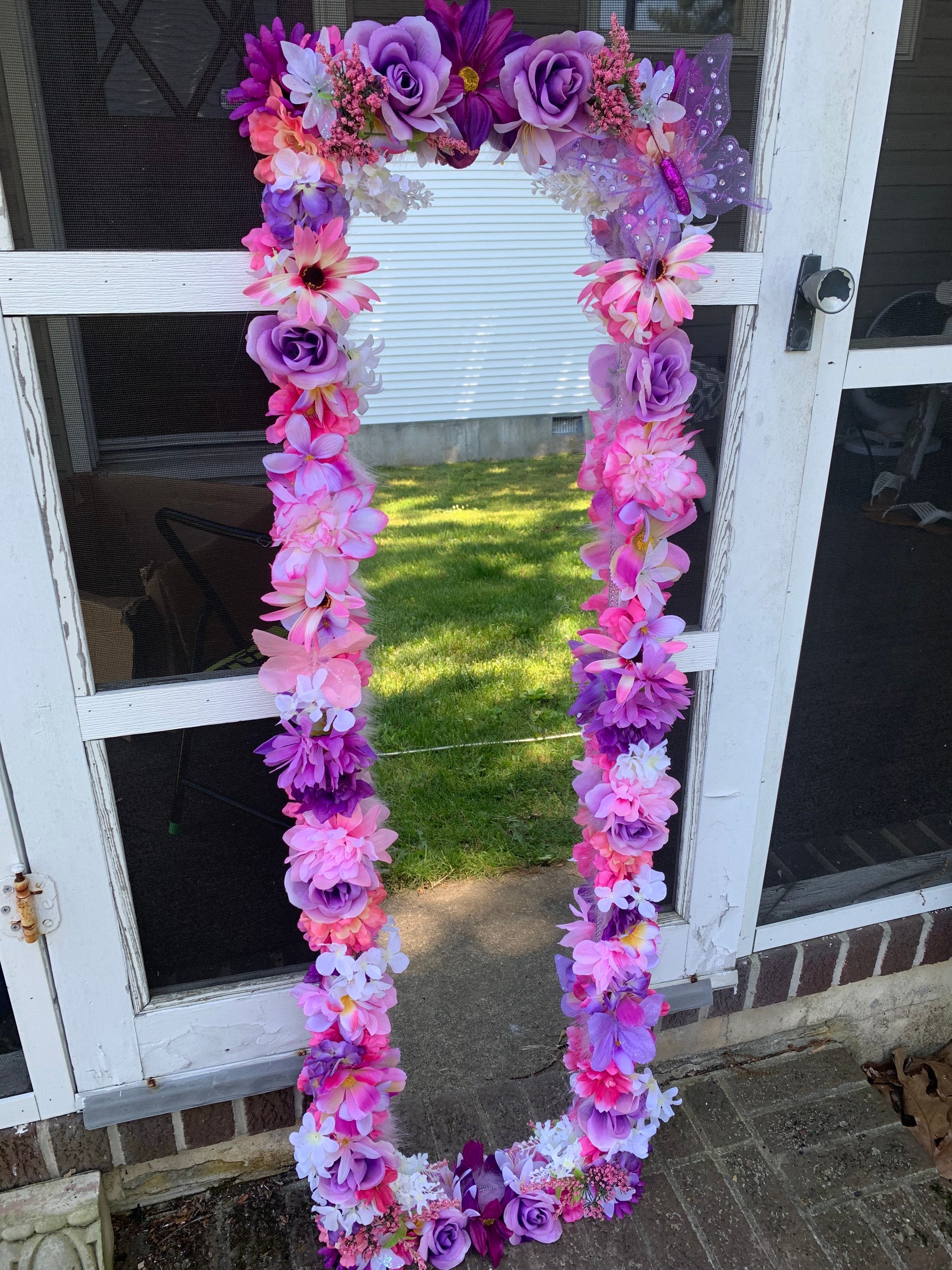 CUSTOM FLOWER MIRRORS Etsy