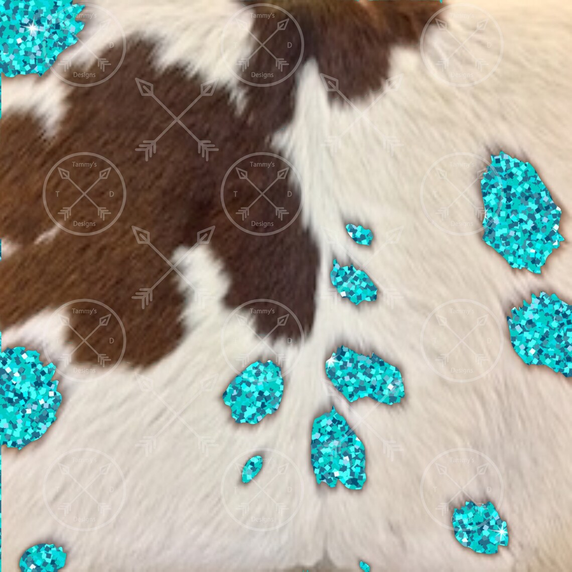 Cow print glitter background Digital Download Clipart png | Etsy