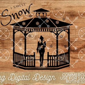 I Smell Snow Download, Clipart, SVG, Bild Download, digitales Design, digitaler Download, Sublimation Download, Sublimation Grafiken, Designs