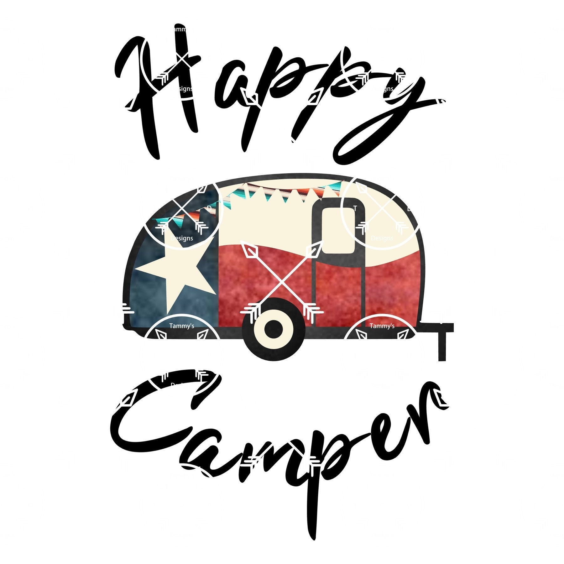 Happy Camper Digital Download Clipart png image download | Etsy