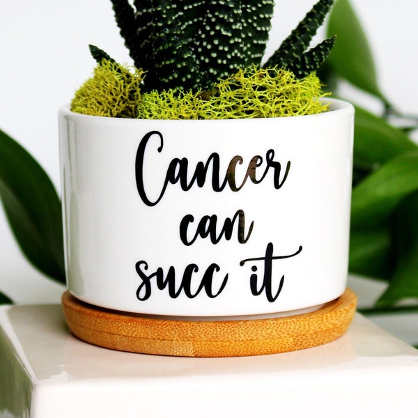 Cancer Can Succ It™ / regalo para sobrevivientes de cáncer / campana de cáncer / regalo para el fin de la quimioterapia / el cáncer es una mierda / regalo para estar libre de cáncer / guerrero contra el cáncer / remisión
