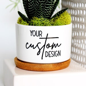 Custom Pot | custom plant pot | custom planter | Personalized Planter | Small Succulent Planter | Custom Planter | Small Plant Pot