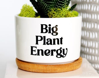 Big plant energy, big big energy, plant lover gift