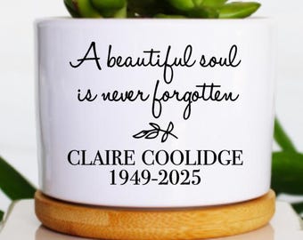 condolence gift in loving memory memorial planter | sympathy gift for loss of loved one | loss of father bereavement gift | mourning | grief