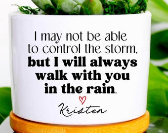 breakup gift for friend going through tough times | divorce gift for friend going through divorce | custom planter gift for friend