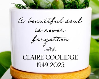 condolence gift | memorial service | memorial planter | memorial gift | bereavement gift | celebration of life | in loving memory | planter