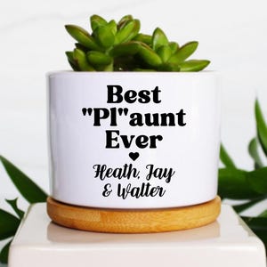 mothers day gift for favorite aunt | aunt gift from niece | gift for aunt from nephew | auntie gift | gifts for aunt who loves plants