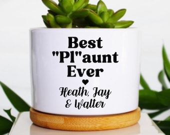 mothers day gift for favorite aunt | aunt gift from niece | gift for aunt from nephew | auntie gift | gifts for aunt who loves plants