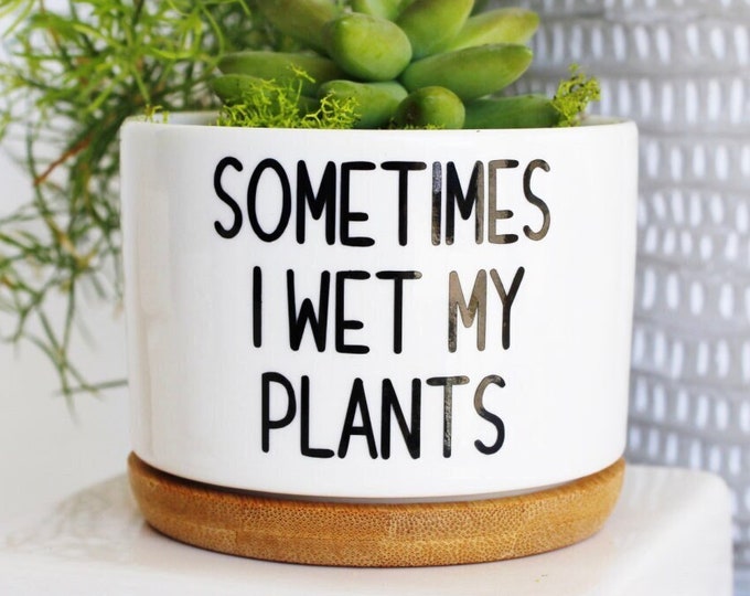 Cartelli Metallici Sometimes I Wet My Plants - Foto 8