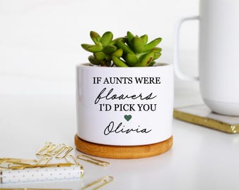 If Aunts were flowers I'd pick you | birthday gift for aunt gift | gift for aunt | favorite aunt | aunt Christmas | aunt Mothers Day