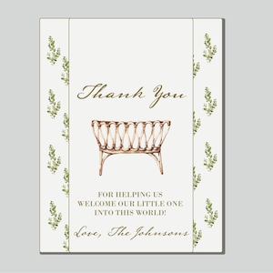 Newborn Thank You Tag for Labor and Delivery Nurses and Midwives - INSTANT DOWNLOAD - EDITABLE Text - Printable, Doctor, Gift, Midwife, Baby