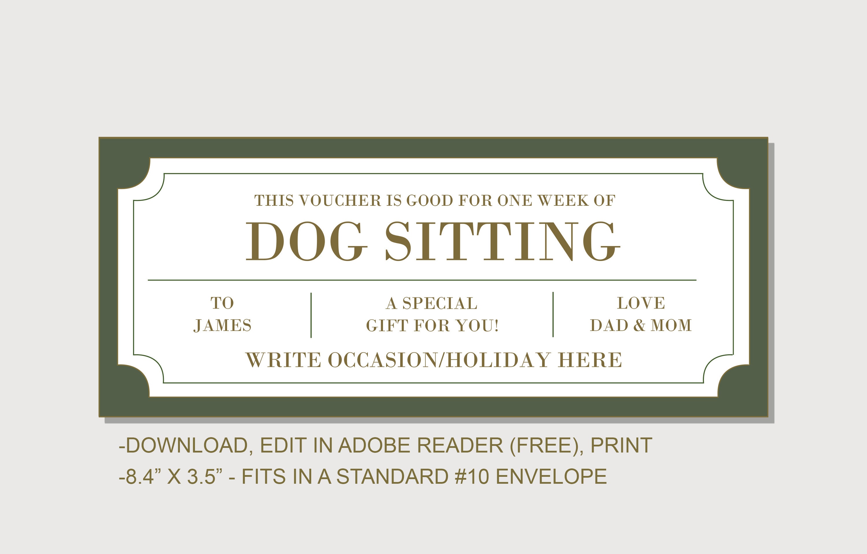 Dog Sitting Coupon Voucher INSTANT DOWNLOAD EDITABLE Text Etsy Australia Dog Sitting Coupon Voucher INSTANT DOWNLOAD EDITABLE Text Etsy Australia