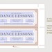 Dance Lessons Coupon Voucher INSTANT DOWNLOAD EDITABLE Text Printable ...