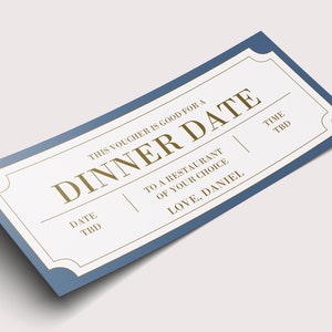 Cupón de cita para cena - DESCARGA INSTANTÁNEA - Texto EDITABLE - Imprimible, personalizado, boleto, certificado, cumpleaños, aniversario gif