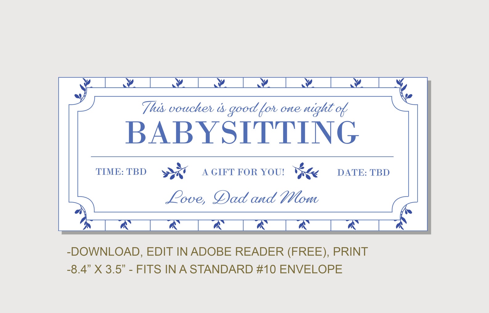 Babysitting Coupon Voucher INSTANT - Il 1588xN.3737937177 Bjur 