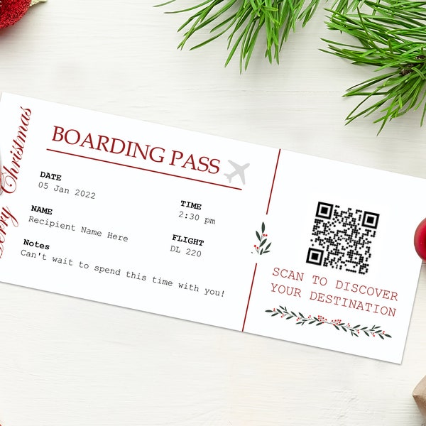 Universal Studios Scan to reveal Coupon - INSTANT DOWNLOAD - EDITABLE Text - Printable, Personalized Surprise Universal boarding pass ticket