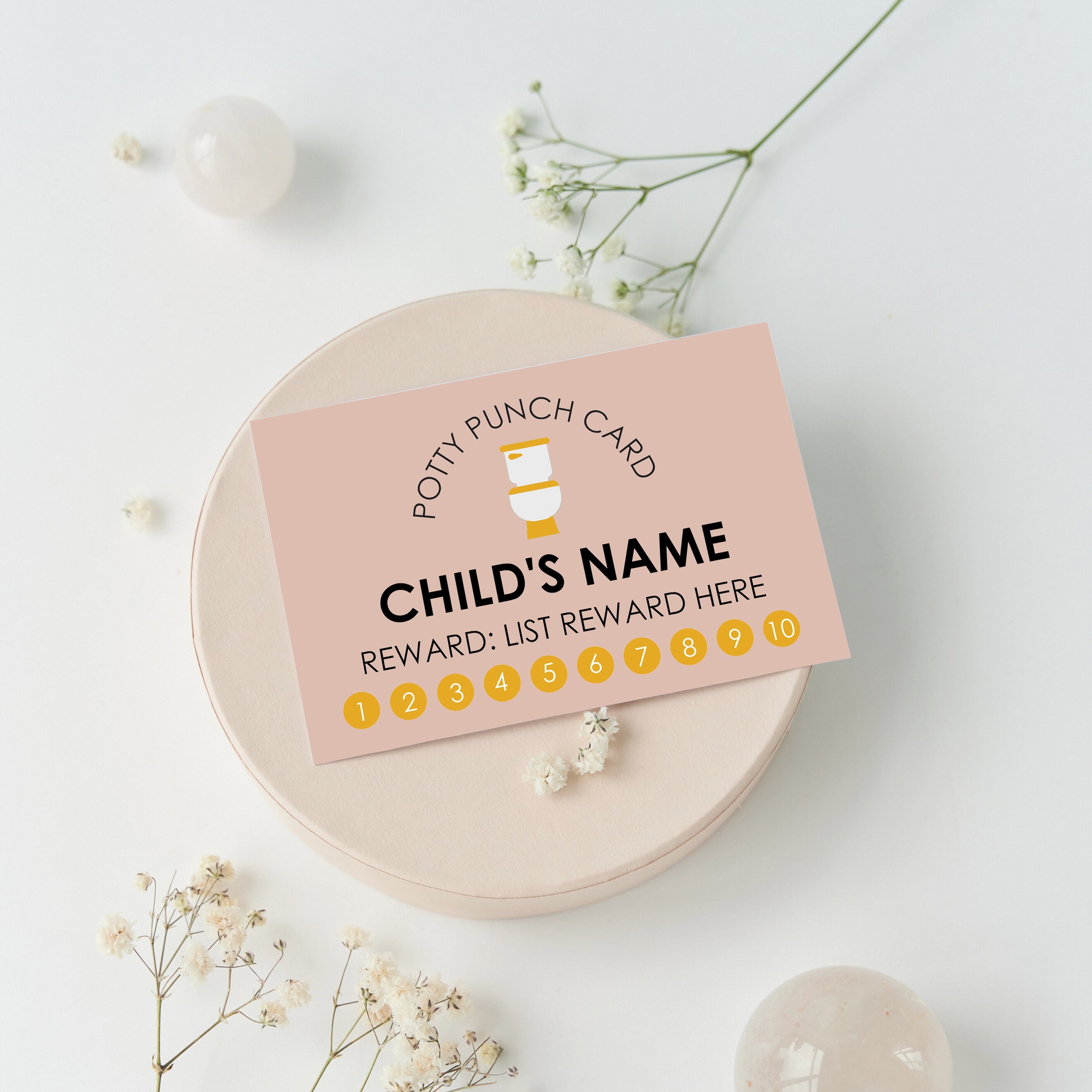 Cute Punch Cards for Kids: Great for Parents and Teachers!