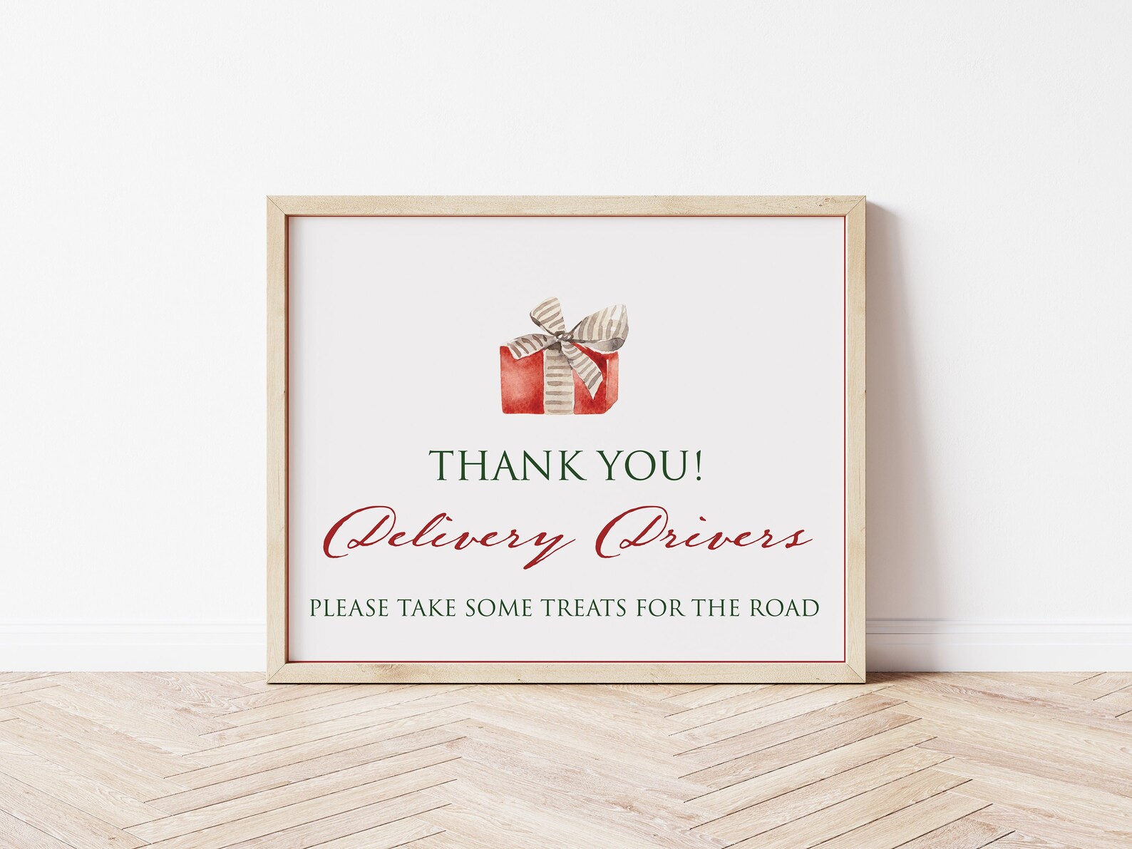 Delivery Driver Printable Delivery Driver Thank You Sign INSTANT DOWNLOAD Printable - Etsy