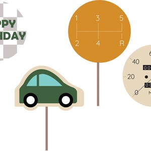 Classic Car Party Printable Bundle - INSTANT DOWNLOAD - EDITABLE Text ...