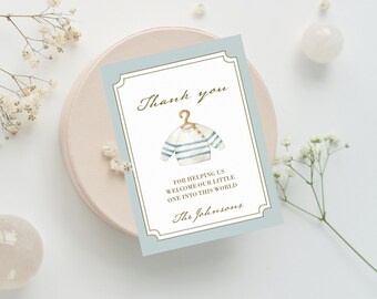 Newborn Thank You Tag for Labor and Delivery Nurses and Midwives - INSTANT DOWNLOAD - EDITABLE Text - Printable, Doctor, Gift, Midwife, Baby
