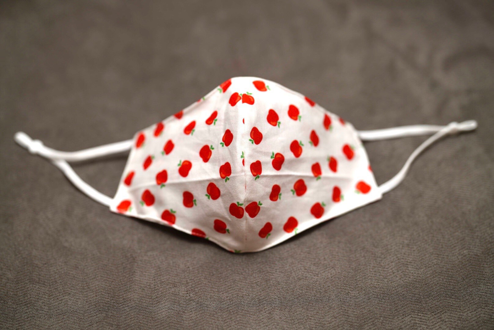 Red Apples Face Mask Washable Reusable Reversible Etsy