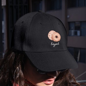 BAGEL dad hat | minimalist simple watercolor design