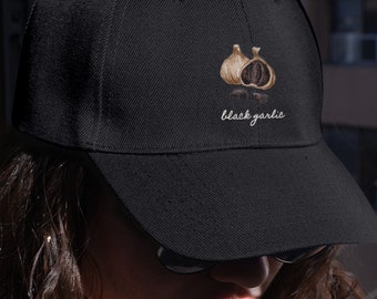 Chapeau pour papa NOIR AIL | Aquarelle simple et minimaliste