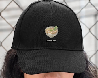 chapeau pour papa RAMEN | Aquarelle simple et minimaliste