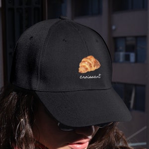 CROISSANT dad hat | minimalist simple watercolor design