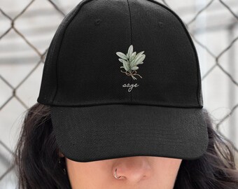 chapeau papa SAGE | Aquarelle simple et minimaliste