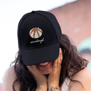 SOURDOUGH dad hat | minimalist simple watercolor design