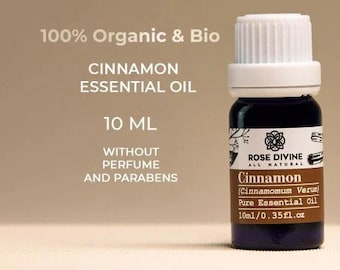 Olio essenziale di cannella puro per aromaterapia e cura della pelle (Cinnamomum Verum)