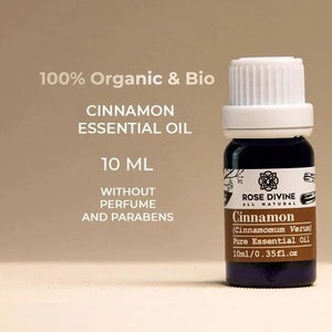 Pure Cinnamon Essential Oil for Aromatherapy and Skin Care (Cinnamomum Verum)