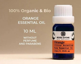 Pure Orange Essential Oil for Aromatherapy and Skin Care (Citrus Aurantium)
