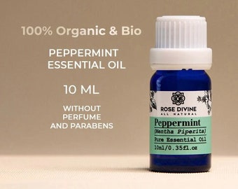 Pure Peppermint Essential Oil for Aromatherapy and Skin Care (Mentha Piperita)
