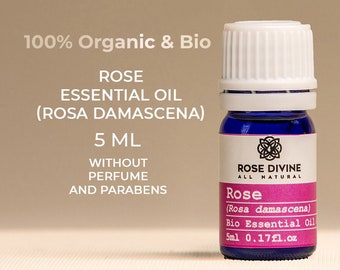 Pure Bulgarian Rose Essential Oil for Aromatherapy and Skin Care (Rosa Damascena Oil)