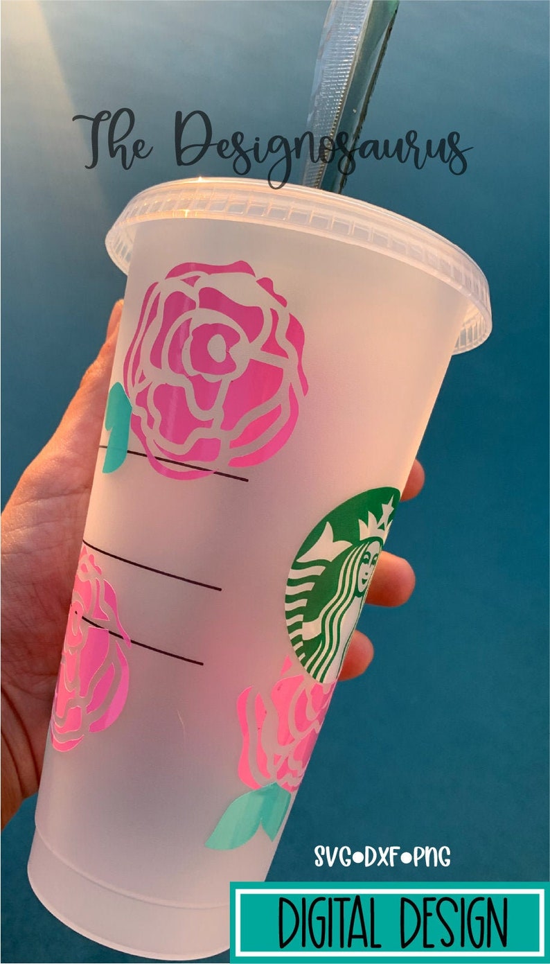 Cold cup svg wrap flower cup wrap svg cold cup svg tumbler ...