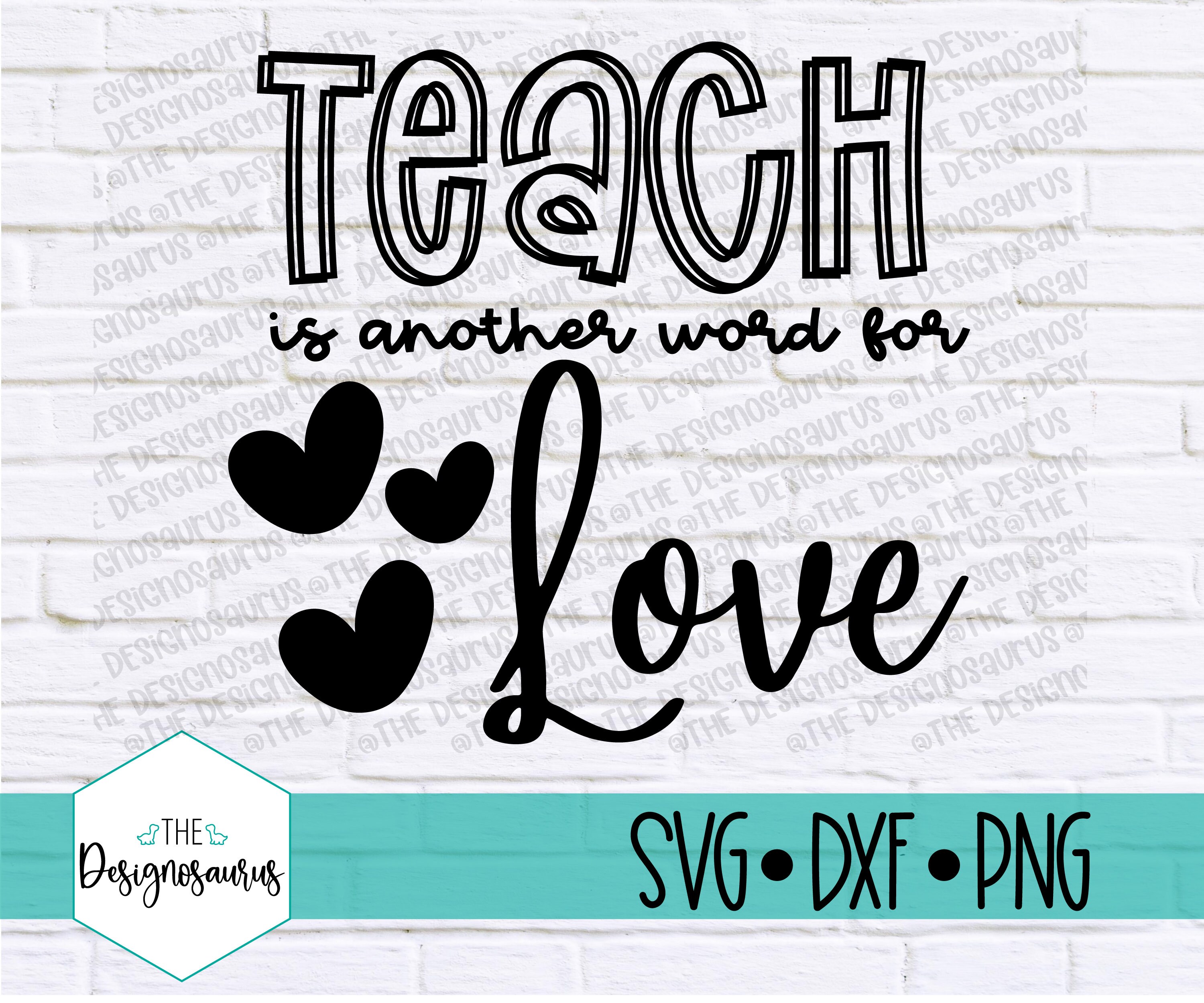 Teacher Svg Educator Svg Teach is Another Word for Love Svg Etsy UK