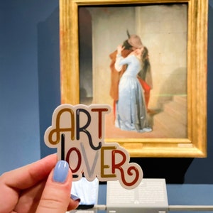 Art Lover Sticker Design, Boho colors