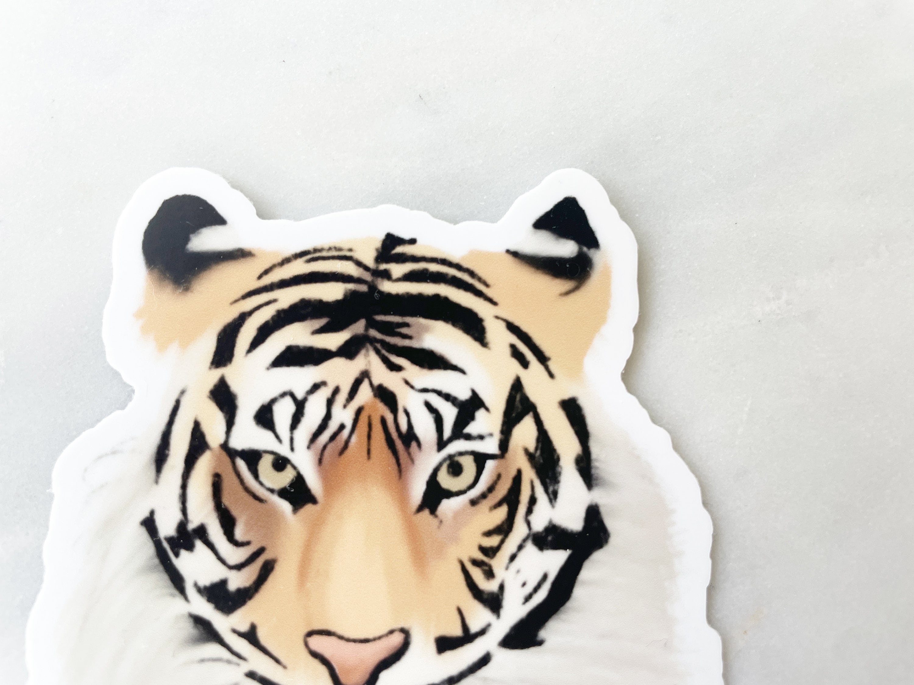 Realistic Bengal Tiger Sticker - Etsy