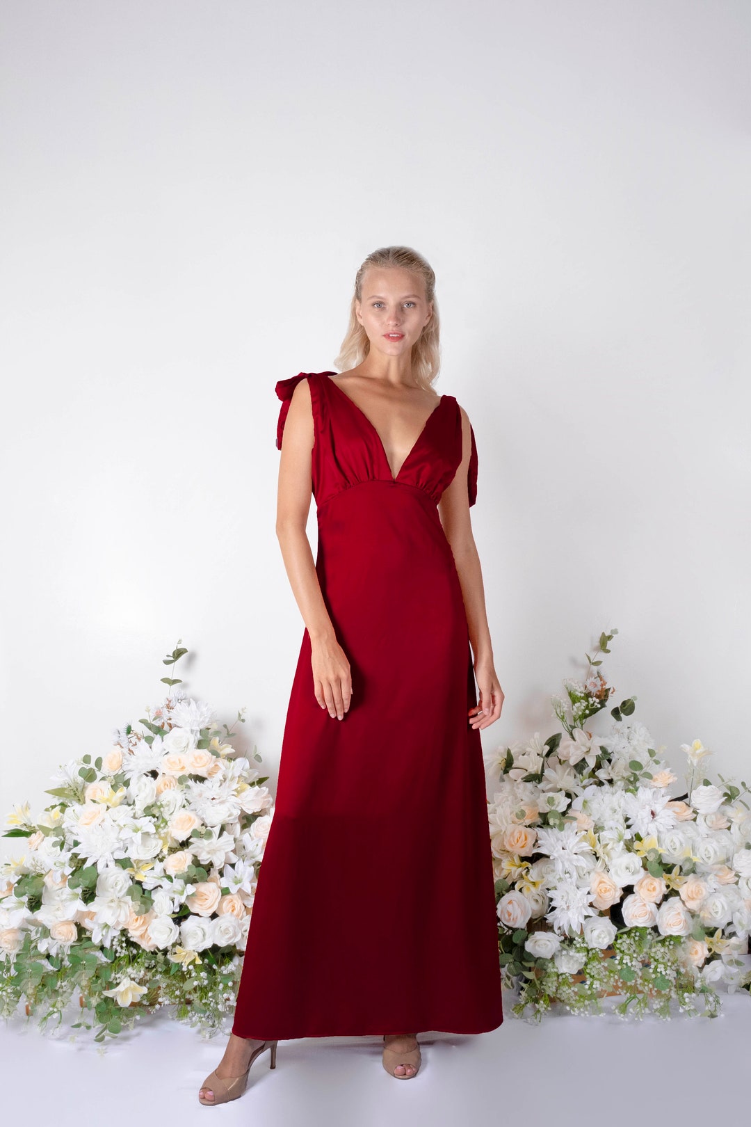 long sleeve lace sleeve dress Silver Formal Color:Camellia Jacquard Navy tops 17 Long New Year's
