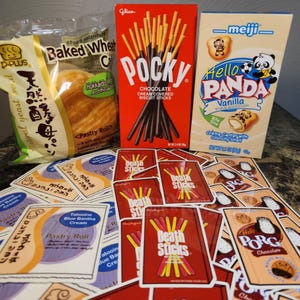 Op Star Wars Celebration geïnspireerde Japanse snacksstickers