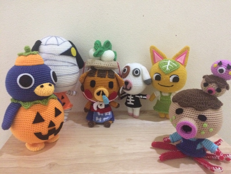 Roald Animal Crossing crochet doll Plush Animal Crossing | Etsy